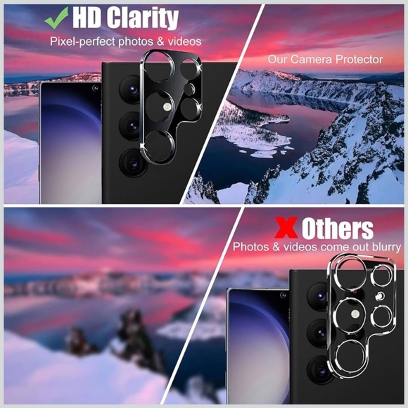 NWT Samsung Galaxy S23 Ultra 2‑Pack 9H Screen + Camera Kit - Picture 8 of 9